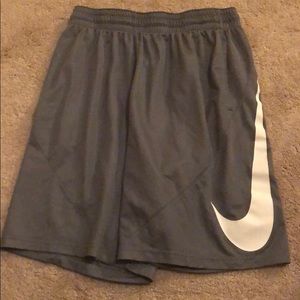 Gray Nike Athletic Shorts